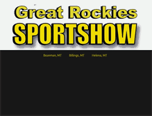 Tablet Screenshot of greatrockiesshow.com